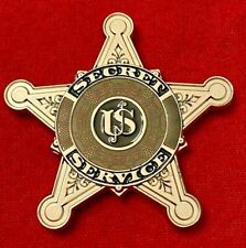 US SECRET SERVICE CUT OUT CHALLENGE COIN / OLD STAR & NEW STAR picture