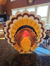 Vtg DON FEATHERSTONE 1995 UNION PLASTIC BLOW MOLD TURKEY/THANKSGIVING USA picture