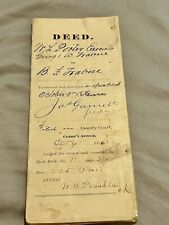 Deed 1876 Barren County Ky-indentured🔥very Rare And Collectible🔥don’t Miss Out picture