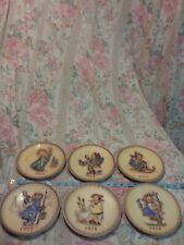 M.J. Hummel Vintage 1971-1976 Annual Plates Made in West Germany picture