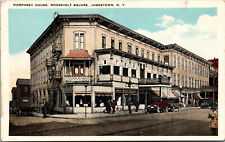 Vtg 1920s Humphrey House Roosevelt Square Jamestown New York NY Postcard picture