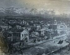 1884 Salt Lake City Mormons Tabernacle Camp Douglas Brigham Young House picture
