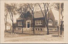 c1910s RPPC Postcard PUBLIC LIBRARY Building - Location Unknown -C.E. Page Photo picture