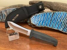 Buck 603 Knife - Vintage (1992)  Skinner w/ Black Kraton Handle + Sheath *Clean* picture