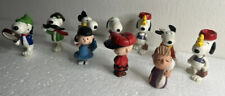 Vintage PEANUTS Charlie Brown SNOOPY Lot of 10 PVC Figures - United Feature 1966 picture
