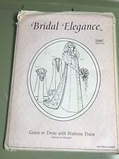 Vintage Bridal Elegance 1660 Pattern Gown or Dress 44-54 B (Sleeve not incuded) picture