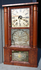 CHAUNCEY JEROME HOLLOW COLUMN TRIPLE DECKER CLOCK - circa 1840's picture