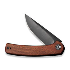 Civivi Knives Mini Asticus C19026B-5 Black 10Cr15CoMoV Cuibourtia Wood picture