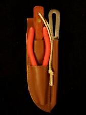 Captain Currey Deluxe 3-Pc Rigging Knife, Marlinspike Tool Kit w/ Leather Sheath picture