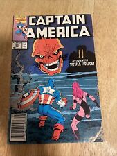 Captain America # 370 Red Skull Crossbones Diamondback Marvel Comics picture