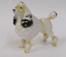 Little Black Yellow White Standard Poodle Dog Figurine picture