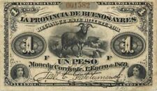 Argentina - 1 Peso - P-S481b - 1869 dated Foreign Paper Money - Paper Money - Fo picture