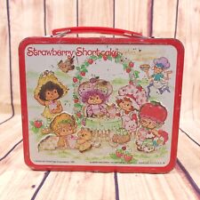 Vintage 1981 Strawberry Shortcake Aladdin American Greetings Metal Lunch Box picture