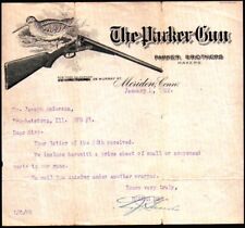 1922 Meriden Ct - Parker Gun - Rare History Letter Head Bill picture