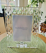 Marquis WATERFORD Lead CRYSTAL Rainfall 5 X 7 Photo Size Picture Frame Germany picture
