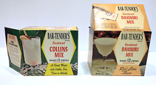 2 Vintage Bar-Tender's Brand Instant Mix, Daiquiri (9 Pack) & Collins (8 Pack) picture