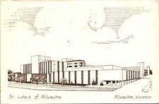 St. Luke's Hospital Milwaukee Wis. Postcard Medical Condition Family Corresponde picture