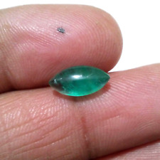 Beautiful Zambian Emerald Marquise 2.25 Crt Cabochon Top Green Loose Gemstone picture