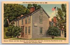 Massachusetts Lexington Old Hancock Clark House Vintage Postcard picture