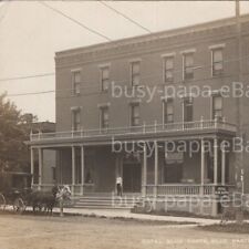 Vintage 1900s Hotel Blue Earth Street Scene Faribault County Minnesota Postcard picture