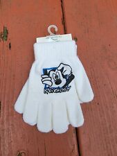 New Vintage DISNEY MICKEY MOUSE MAGIC GLOVES  MITTENS White picture
