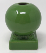 Fiestaware Bulb Candle Holder Shamrock Green Retired Art Deco Ball Rare picture