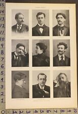 1897 FAMOUS MUSIC PIANIST COMPOSER TEACHER PIANO INSTRUMENT GODOWSKY PRINT WL25 picture