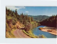 Postcard Curve in the Road & a Hillside Nature Scene picture