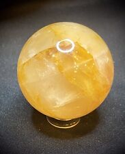 Golden Healer Quartz Sphere With Stand 113 Grams  picture