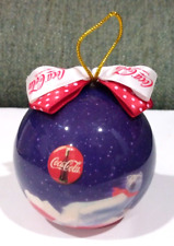 1995 Coca-Cola Pola Bear Holiday Ornament Coke Christmas picture