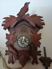 Vintage Hubert Herr Triberg Cuckoo Clock. Hand Made In Germany.. picture