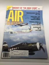 Air Classics  Magazine  Airplane Aviation  December 1983 Bell Kingcobra P-39 picture