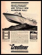 1962 Crestliner Boats Bigelow-Sanford Thomsponville Connecticut Vintage Print Ad picture