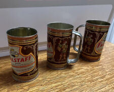 Vintage1930’s Falstaff Tin Beer Mug With Handle Set Includes 3 picture