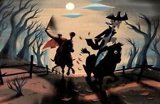 Mary Blair Legend of Sleepy Hollow Ichabod Crane Headless Horseman Poster Print picture