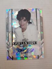 Joan Collins /25 Crystal Silver Autograph Card 2021 Leaf Pop Century Dynasty  picture