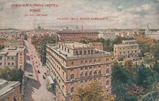 Postcard Fischer's Park Hotel Rome Italy picture