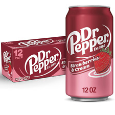 Dr Pepper Strawberries and Cream Soda, 12 fl oz cans, 12 Pack; Fresh picture