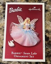Hallmark 2003 Keepsake Ornament Barbie Swan Lake Ornament Set picture