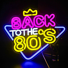 Back to the 80'S Neon Sign,Neon Signs for Wall Decor,Usb Connectivity Led Signs  picture