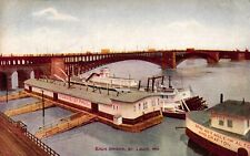 Eads Bridge St. Louis Missouri Postcard picture