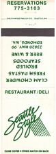 Vintage Seattle Style Restaurant Matchbook Cover EDMONDS WA picture