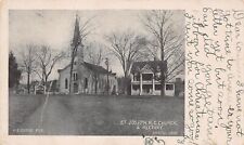Bristol CT Connecticut St Joseph Catholic Church Early 1900s Vtg Postcard A46 picture