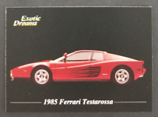 1985 Ferrari Testarossa 1992 Exotic Cars Card #70 (NM) picture