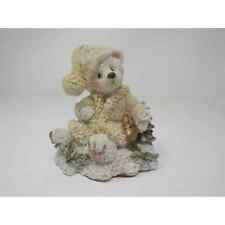 Vintage K's Collection Christmas Bear Cream and Gold picture