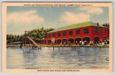 PAGE'S LAKE FAYETTEVILLE FORT BRAGG LUMBERTON NC BATH HOUSE SWIMMING POOL DINING picture