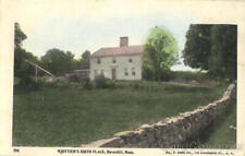 Haverhill,MA Whittier's Birth Place Essex County Massachusetts Postcard Vintage picture