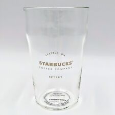 Starbucks Coffee Co Logo Est 1971 Store Authentic  Cold Brew Clear Glass 16 oz   picture