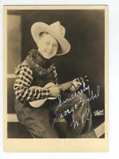 GEORGE GOEBEL WLS 1930'S SIGNED PHOTO CHILD ACTOR HOLLYWOOD SQUARES HILLBILLY picture