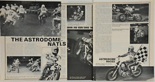 1971 4 p Astrodome Nationals Race Print Ad Dick Mann Gary Scott Jim Rice picture